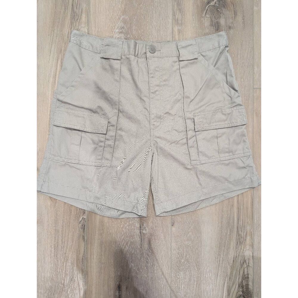 Weekenders Khaki Cargo Fishing Shorts Men's 34!